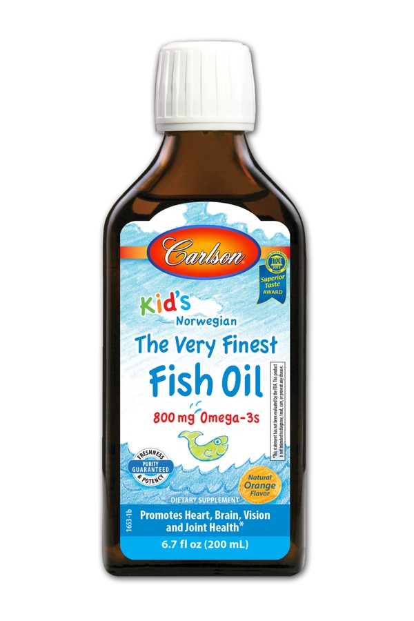 Carlson - Kid's The Very Finest Fish Oil, Orange 200 mL