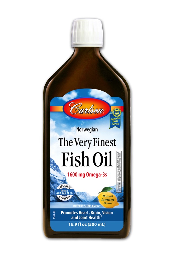 Carlson - The Very Finest Fish Oil, Lemon 500 mL