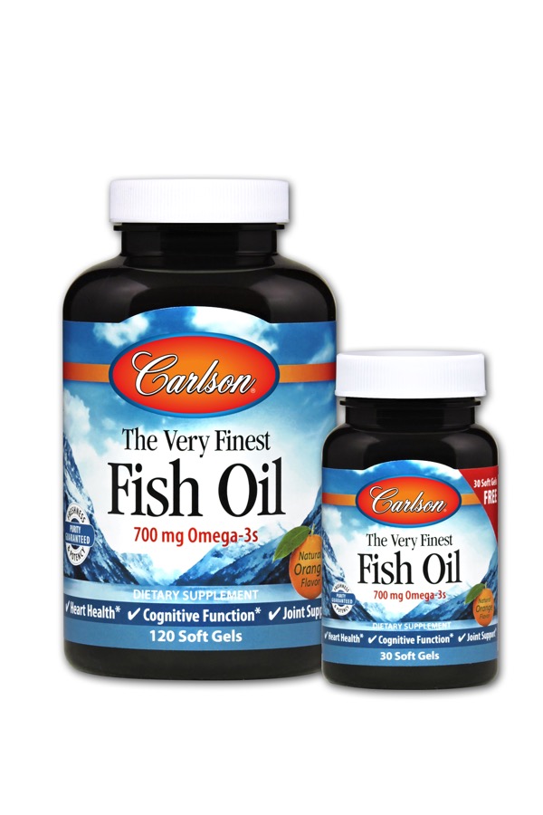 Carlson - The Very Finest Fish Oil, Orange 120 + 30 Soft Gels