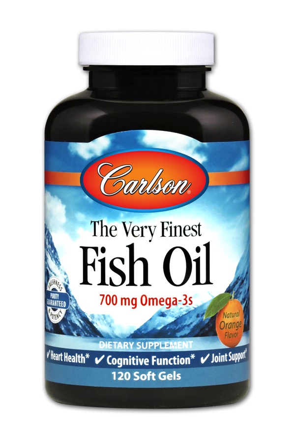 Carlson - The Very Finest Fish Oil, Orange 120 Soft Gels