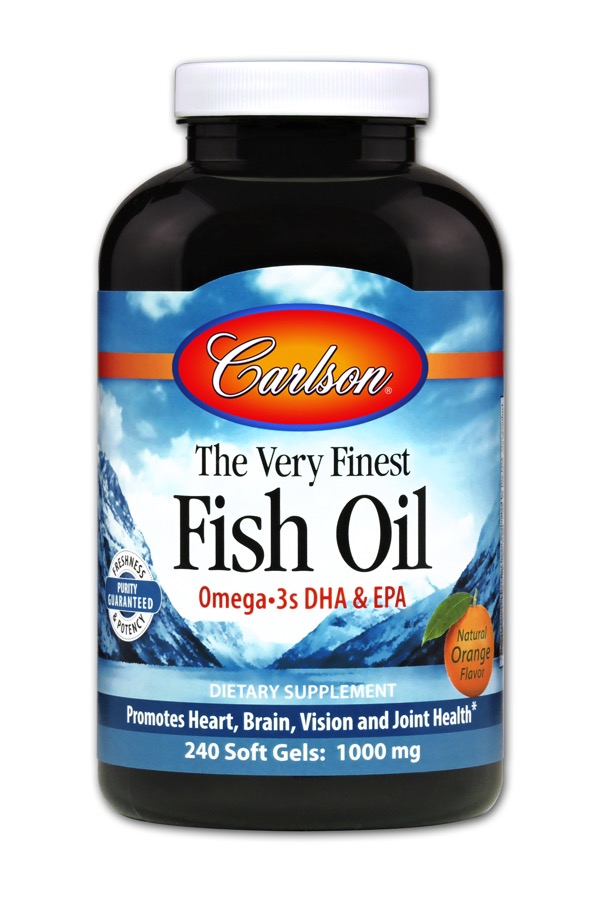 Carlson - The Very Finest Fish Oil, Orange 240 Soft Gels