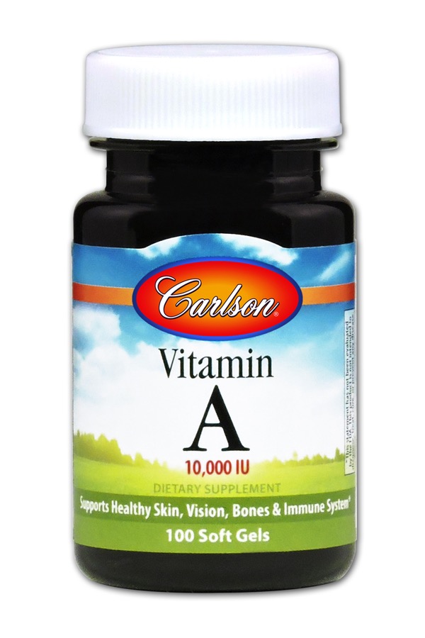 Carlson - Vitamin A 10,000 IU 100 Soft Gels