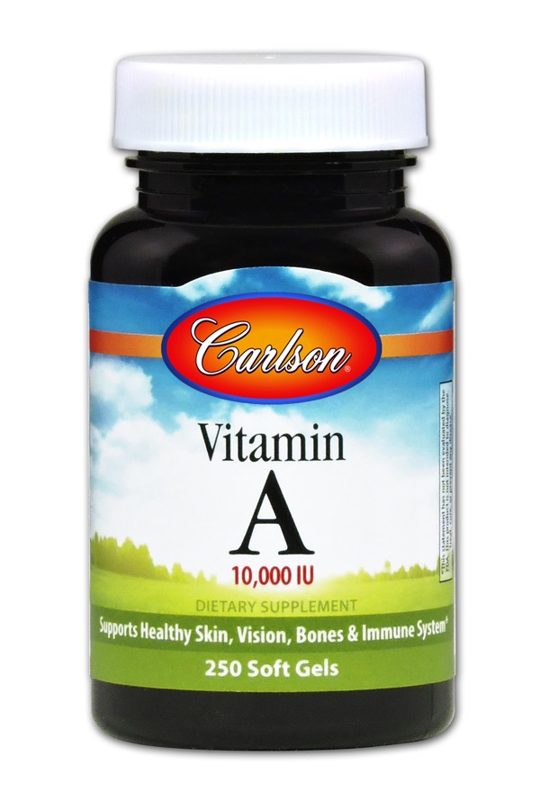 Carlson - Vitamin A 10,000 IU 250 Soft Gels