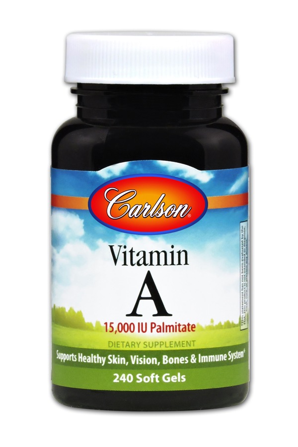 Carlson - Vitamin A Palmitate 15,000 IU 240 Soft Gels