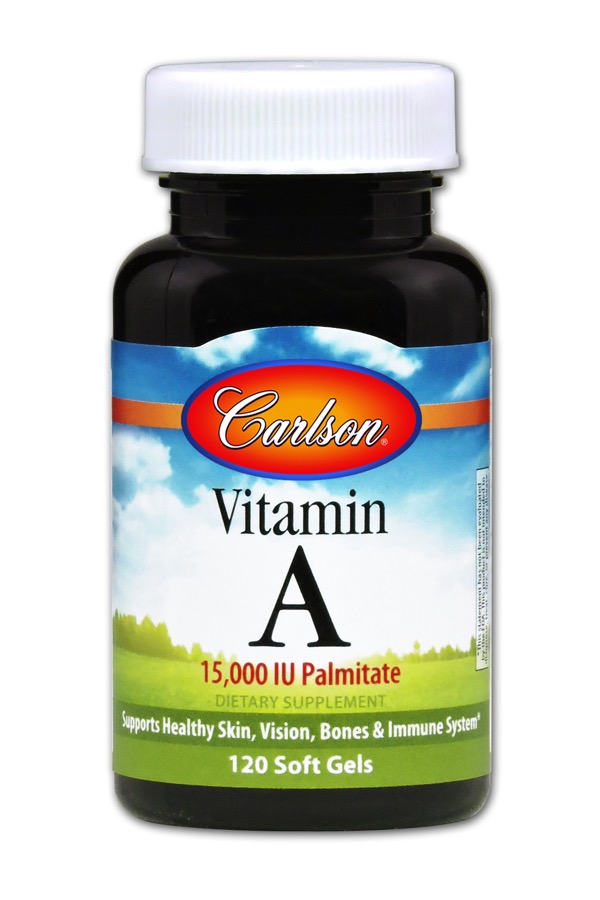 Carlson - Vitamin A Palmitate 15,000 IU 120 Soft Gels