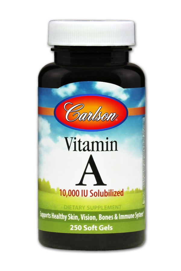 Carlson - Vitamin A Soluble 10,000 IU 250 Soft Gels