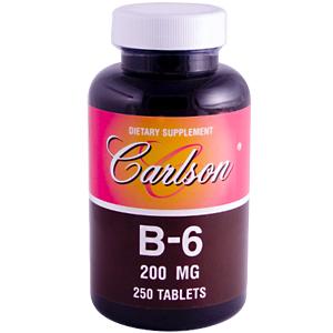 Carlson - Vit. B-6 200 MG 250 Size-UNAVAILABLE