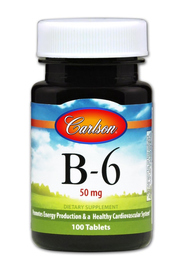 Carlson - Vitamin B-6 100 Tablets