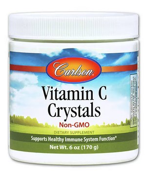 Carlson - Vitamin C Crystals, Non-GMO 6 oz