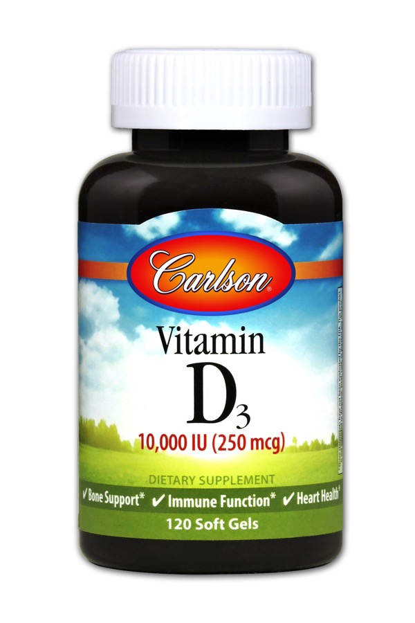 Carlson - Vitamin D3 10,000 IU 120 Soft Gels