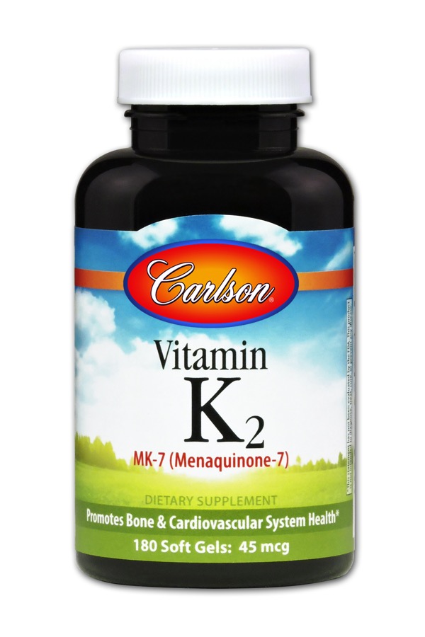 Carlson - Vitamin K2 MK-7 180 45 mcg Soft Gels
