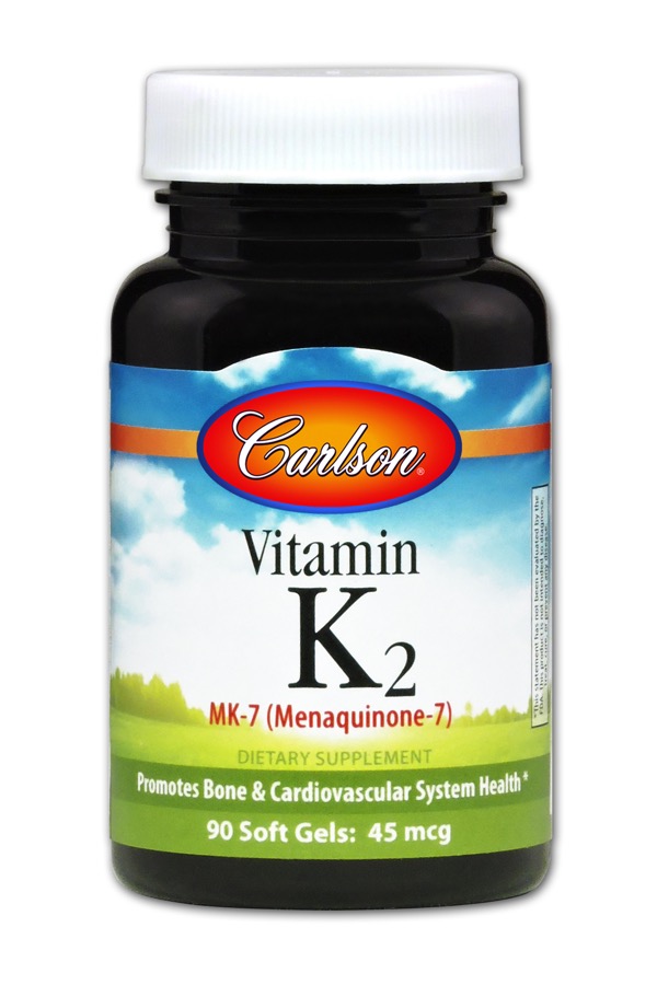 Carlson - Vitamin K2 MK-7 45 mcg 90 Soft Gels