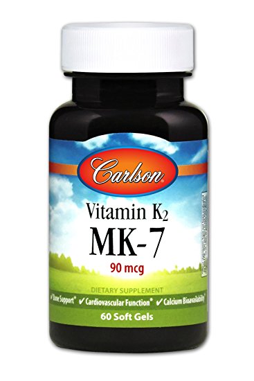 Carlson - Vitamin K2 as MK-7 90 mcg 60 Soft Gels