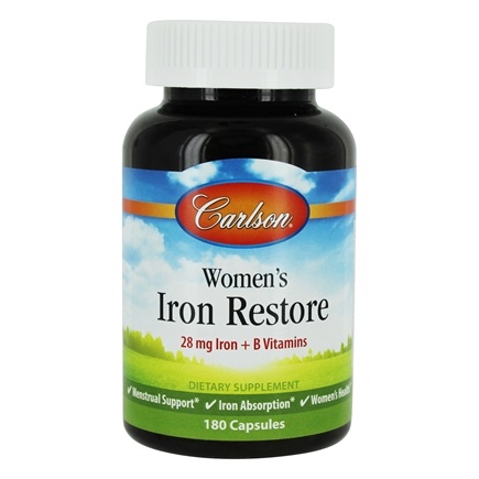 Carlson - (new) Women's Iron Restore 180 Capsules