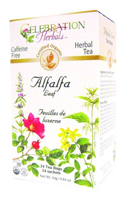 Celebration Herbals - Alfalfa Leaf Tea Organic 24 bag