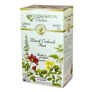 Celebration Herbals - Black Cohosh Tea Organic 24 bag-UNAVAILABLE