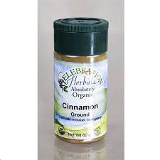 Celebration Herbals - Cinnamon Ground Organic 3%% Oil 60 gm