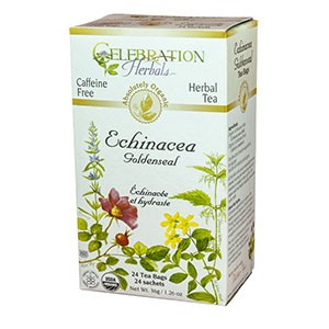 Celebration Herbals - Echinacea Goldenseal Organic 24 bag-OUT OF STOCK