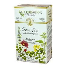 Celebration Herbals - Feverfew Lemongrass Organic 24 bag