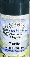 Celebration Herbals - Garlic Granules Small Organic 75 gm