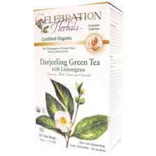 Celebration Herbals - Green Darjeeling w/Lemongrass Org 24 bag
