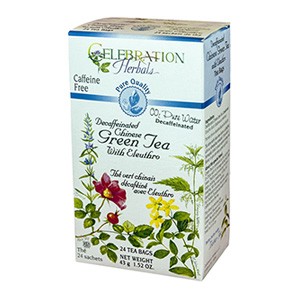 Celebration Herbals - Green Tea Decaf w/ Eleuthero 24 bag