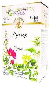 Celebration Herbals - Hyssop Herb Tea Organic 24 bag