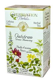 Celebration Herbals - Oatstraw Green Flowering Tea Org 24 bag-OUT OF STOCK