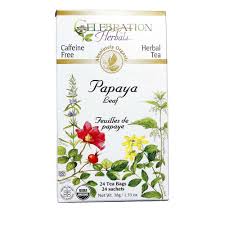 Celebration Herbals - Papaya Leaf Organic 24 bag-OUT OF STOCK