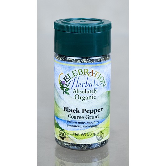 Celebration Herbals - Pepper Black Course Grnd Organic 50 g