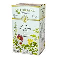 Celebration Herbals - Saw Palmetto Tea Organic 24 bag-OUT OF STOCK