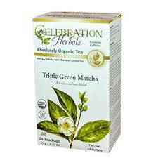 Celebration Herbals - Triple Green Matcha Tea Org 24 bag