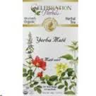 Celebration Herbals - Yerba Mate Roasted Tea Organic 24 bag