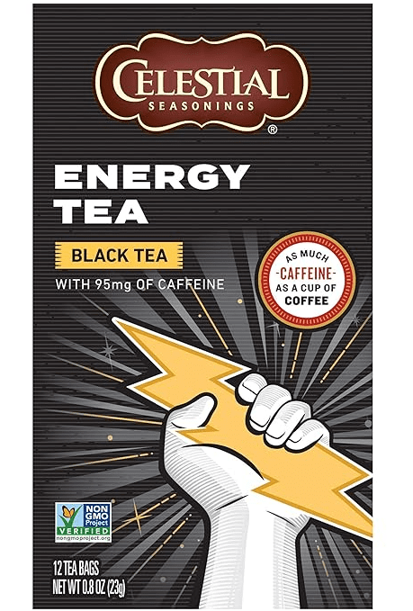 Celestial Seasonings Energy Black Tea 12 Bags