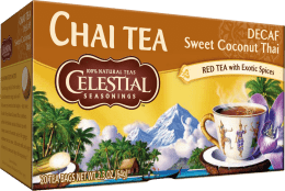 Celestial Seasonings Decaf Sweet Coconut Thai Chai Tea 20 Bags-OUT OF STOCK