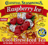 Celestial Seasonings Raspberry Cool Brew Iced Tea 40bag-OUT OF STOCK