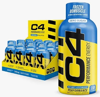 Cellucor - C4 Energy Shots 2 oz 200mg Caffeine Frozen Bombsicle Flavor