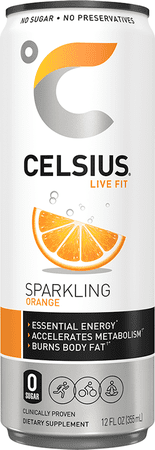 Celsius Celsius 12oz Orange 12pk