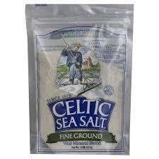 Celtic Salt -  Reseal Bag,Fine Ground  8oz (1/2lb)