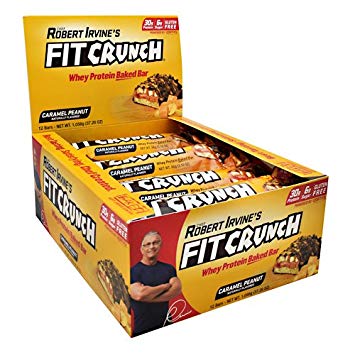 Chef Robert Irvine Fit Crunch Bar 88G Caramel Peanut 12 Bars      TEMPORARILY UNAVAILABLE
