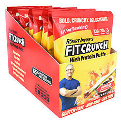 Chef Robert Irvine Fit Crunch Puffs Barbecue 8 Box