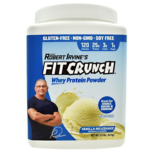 Chef Robert Irvine Fit Crunch Whey Vanilla 21/Srv TEMPORARELY UNAVAILABLE