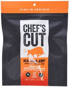 Chef's Cut Real Jerky Ccj Steak Jerky 1/2.5Oz Chipolte Cracked Pepper