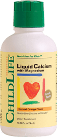 ChildLife Essentials Liquid Calcium with Magnesium Natural Orange Flavor 16 oz
