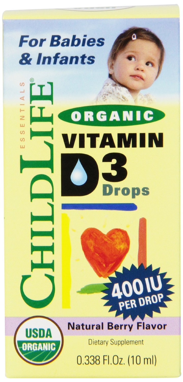 ChildLife Essentials Organic Vitamin D3 for Babies & Infants 10 ml