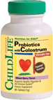 ChildLife Essentials Probiotics+Colostrum Tabs 90 CHEW