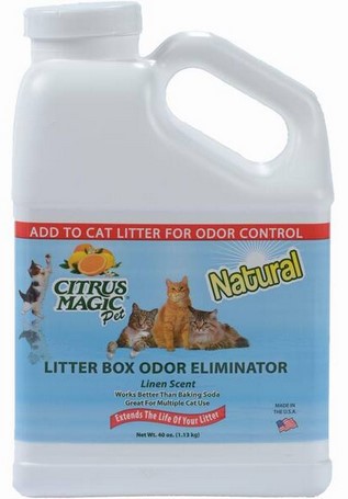 Citrus Magic - Litter Box Odor Eliminator Linen 40 OZ