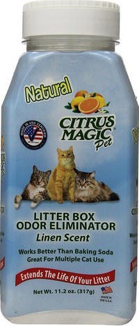 Citrus Magic - Litter Box Odor Eliminator Shake Linen 11.2 OZ