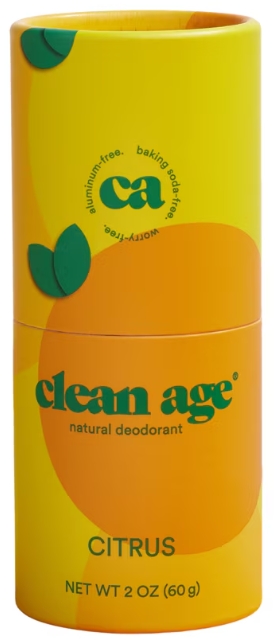 Clean Age Deodorant Citrus Natural 2Oz
