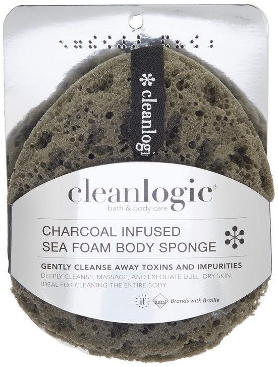 Clean Logic - Charcoal Infused Sea Foam Body Sponge